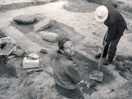 Kleszewo, excavation in 1971.