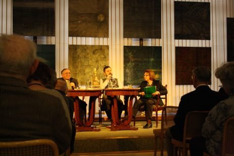 Debata Tajemnicza Maria Magdalena, dr Paweł Feliks Nowakowski, ks. prof. Józef Naumowicz oraz Hanna Maria Giza, kwiecień 2019 r.