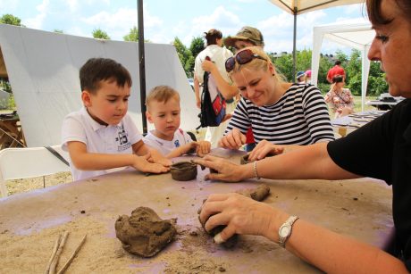 Pottery workshop, “Open Gardens” Festival, Brwinów, June 2018