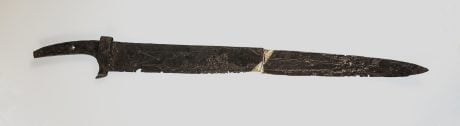 Single-edged iron sword, Przeworsk Culture, first half of the 2nd c. AD; Łajski, Wieliszew Commune